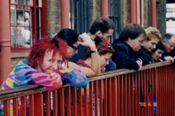 magenta red at Covent Garden - photo by Cyn