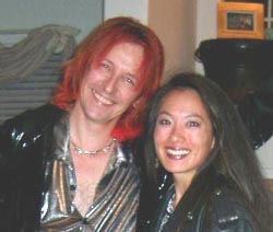 infra red manic panic before Mission UK show with Cyn