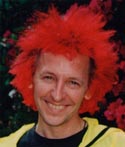 That is not a wig - it's Manic Panic firehouse red - 2001 - photo by Hottie Cyn